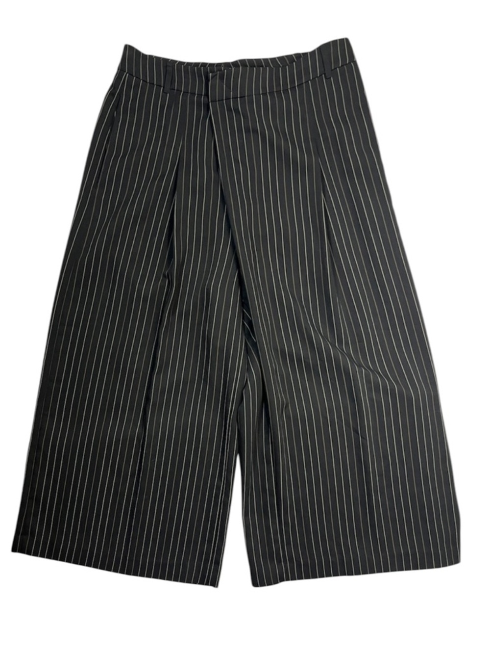 Vince Wide Leg Pinstriped Front Wrap Tailored Waist Trouser Pants WMS Sz 10